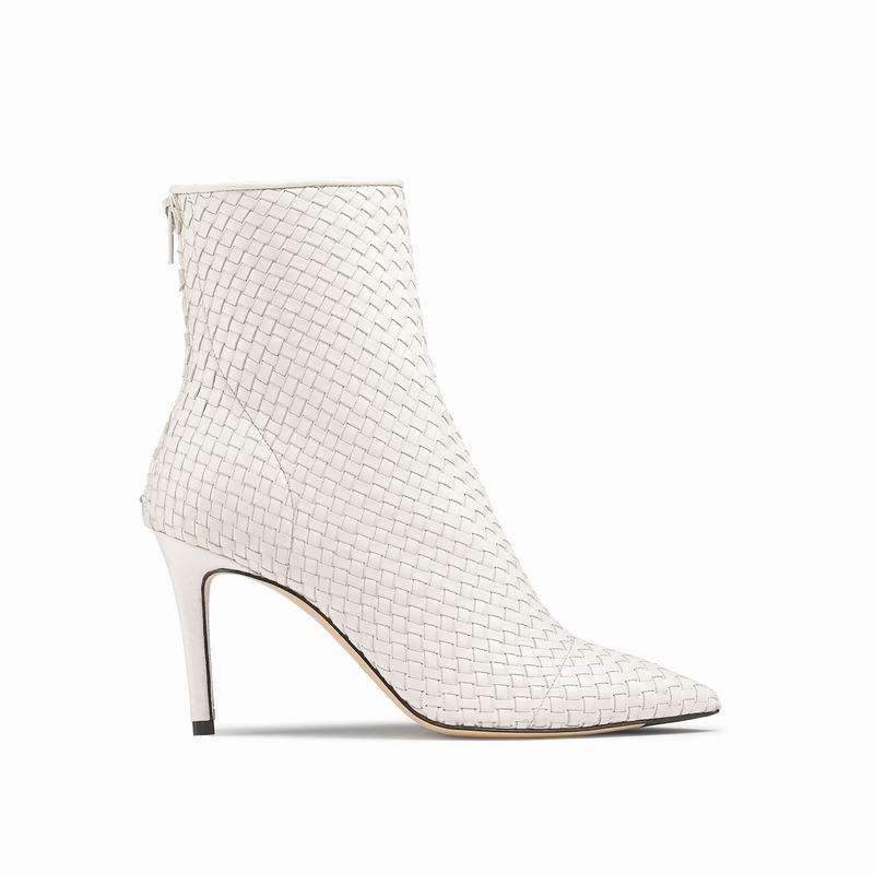 Russell And Bromley 85bootiehi Ankelstøvler Dame Hvide Hvide | BZP4980YC