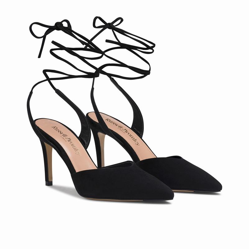 Russell And Bromley 85tie Sandaler med Hæl Dame Sort | RYC4646US