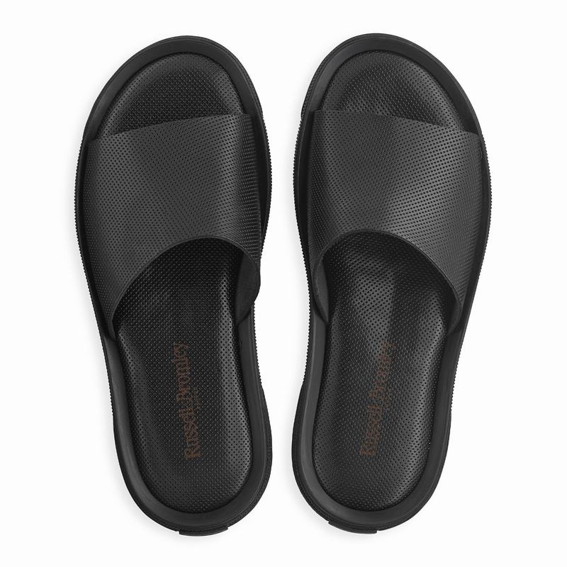 Russell And Bromley Air Badesandaler Herre Sort | AFS958KU