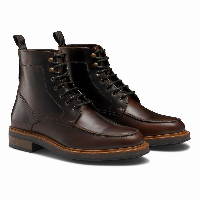Russell And Bromley Ambleside Snørestøvler Herre Brune | PLQ1519RV
