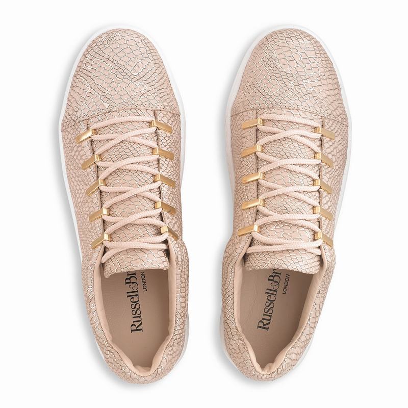 Russell And Bromley Barfly Platform Sneakers Dame Lyserød | GEC765JU