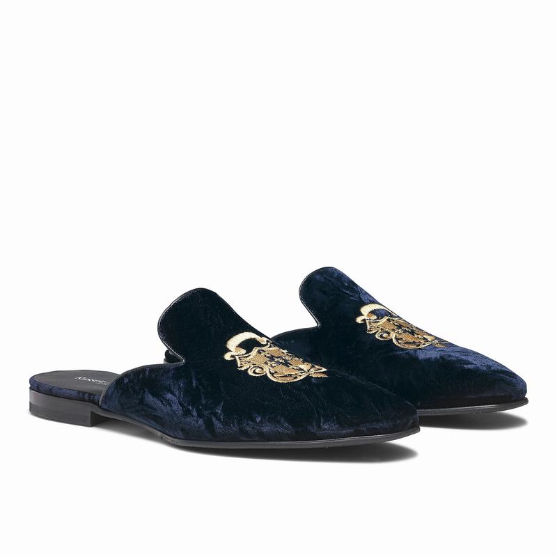 Russell And Bromley Barocco Mokkasiner Herre Blå | NPC5696YR