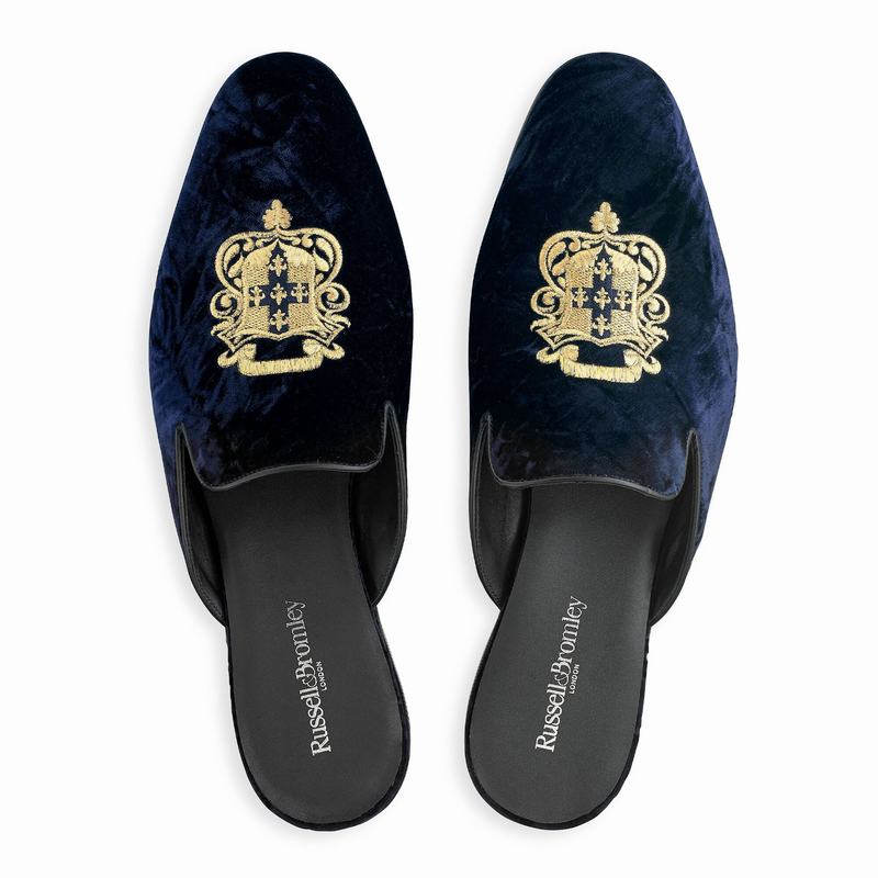 Russell And Bromley Barocco Mokkasiner Herre Blå | NPC5696YR