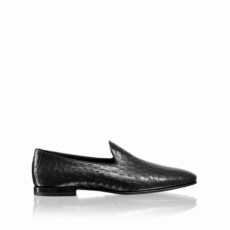 Russell And Bromley Baron Slip On Sko Herre Sort | GZV3030YU