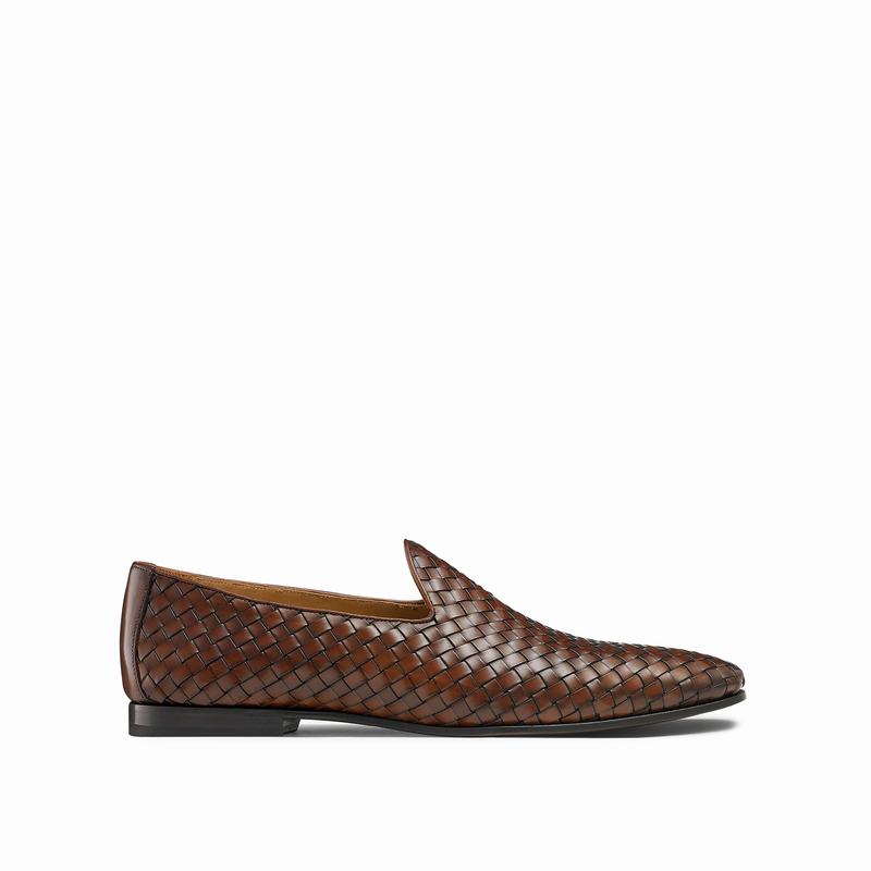 Russell And Bromley Baron Slip On Sko Herre Brune | QNX1028LB