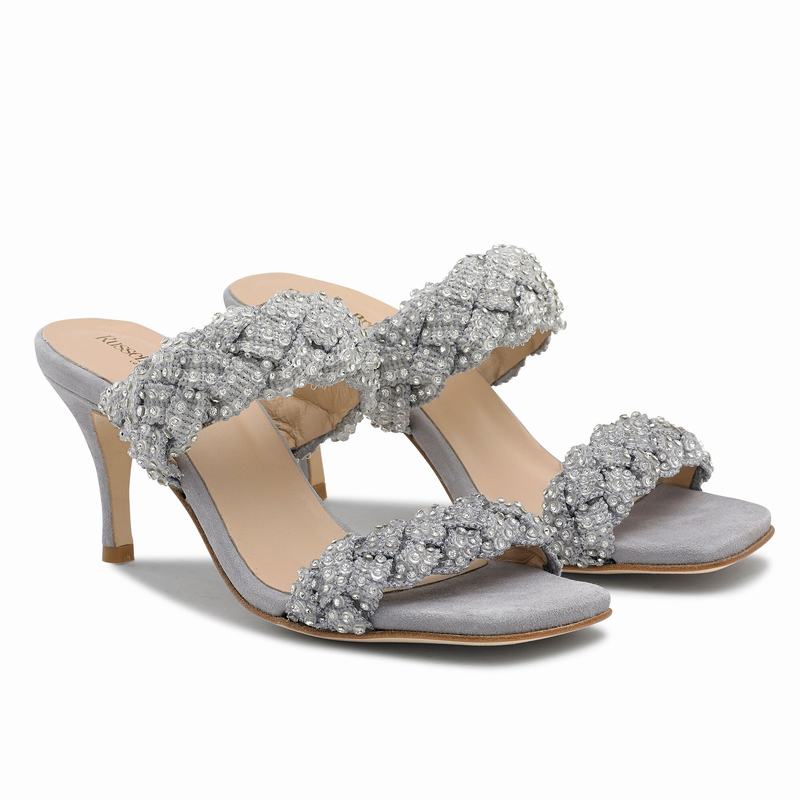 Russell And Bromley Be Jewel Sandaler med Hæl Dame Grå | DIE5289RX
