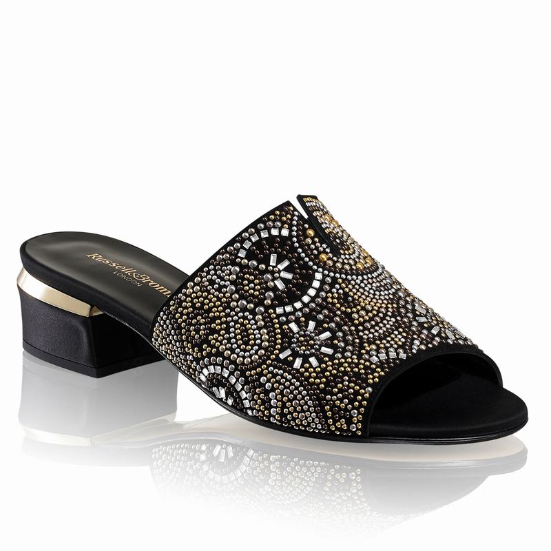 Russell And Bromley Beady Mules Dame Sort | UQQ7548DE