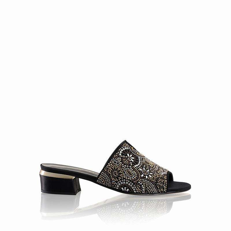 Russell And Bromley Beady Mules Dame Sort | UQQ7548DE