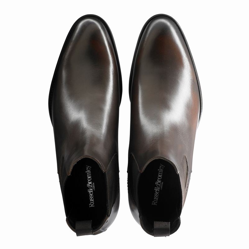 Russell And Bromley Beechwood Chelsea Støvler Herre Brune | ZFK384JT