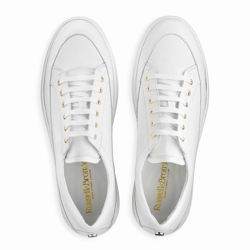 Russell And Bromley Belair Lave Sneakers Dame Hvide | EXP1196AT