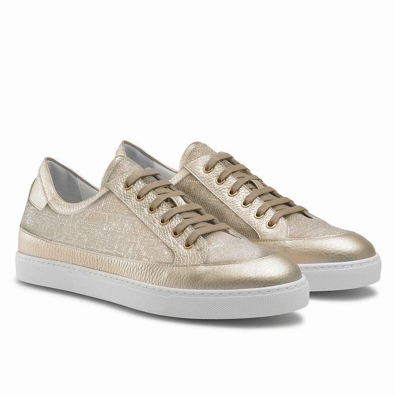 Russell And Bromley Belair Lave Sneakers Dame Metallic | VLJ5488HH