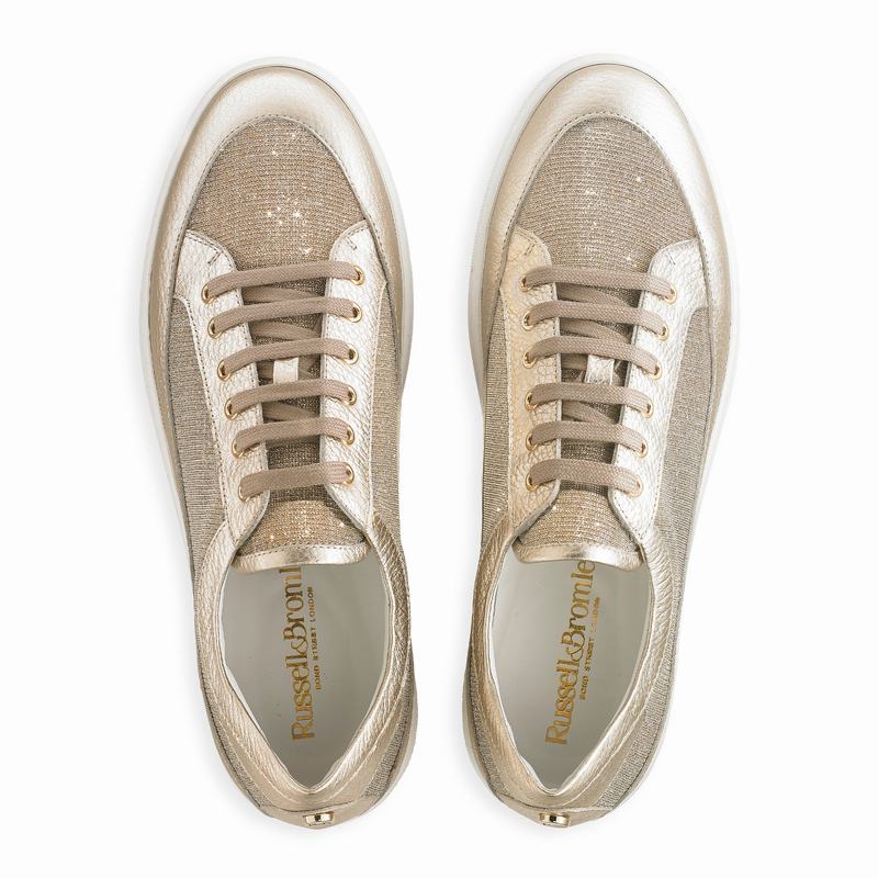 Russell And Bromley Belair Lave Sneakers Dame Metallic | VLJ5488HH