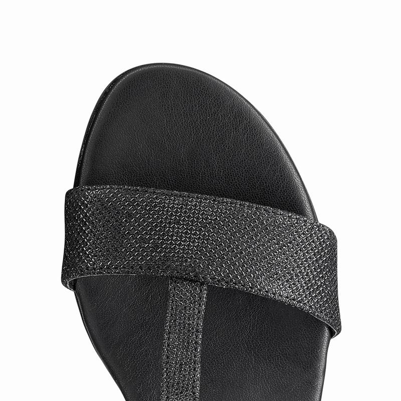 Russell And Bromley Bellina Kilehæl Sandaler Dame Sort | EFO5286WE