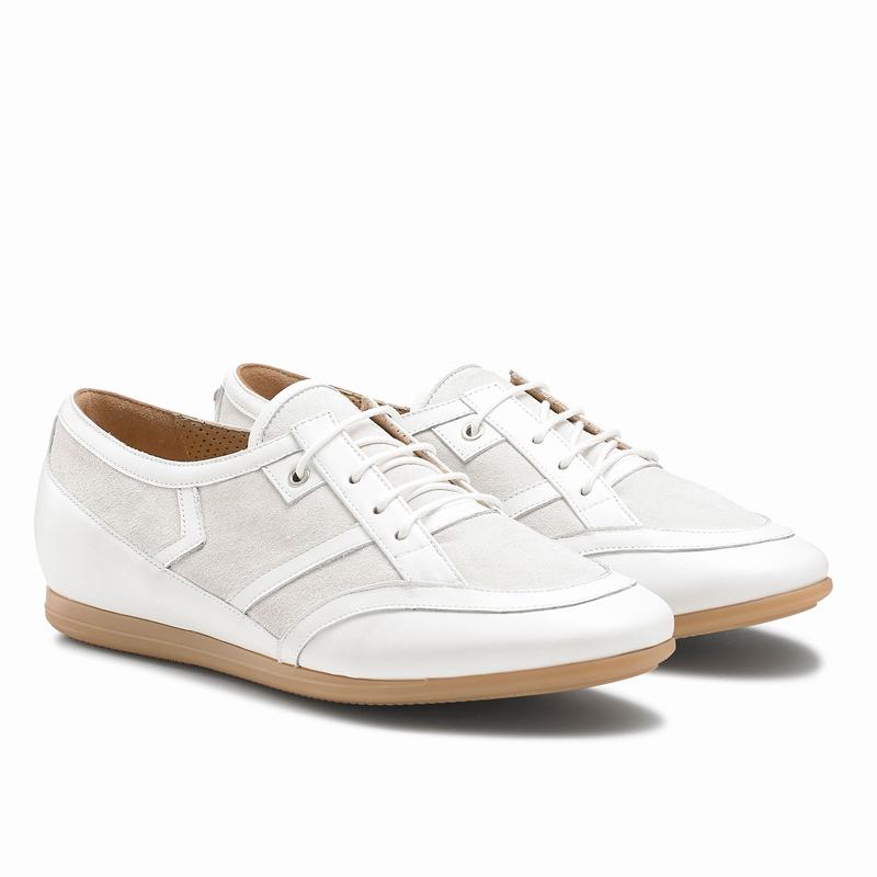 Russell And Bromley Bingo Lave Sneakers Dame Hvide | OJL7497GD