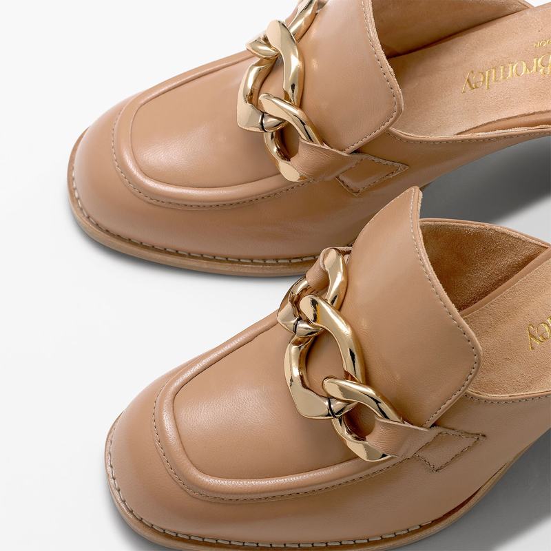 Russell And Bromley Blockmule Mokkasiner Dame Brune | XCU1056ZD