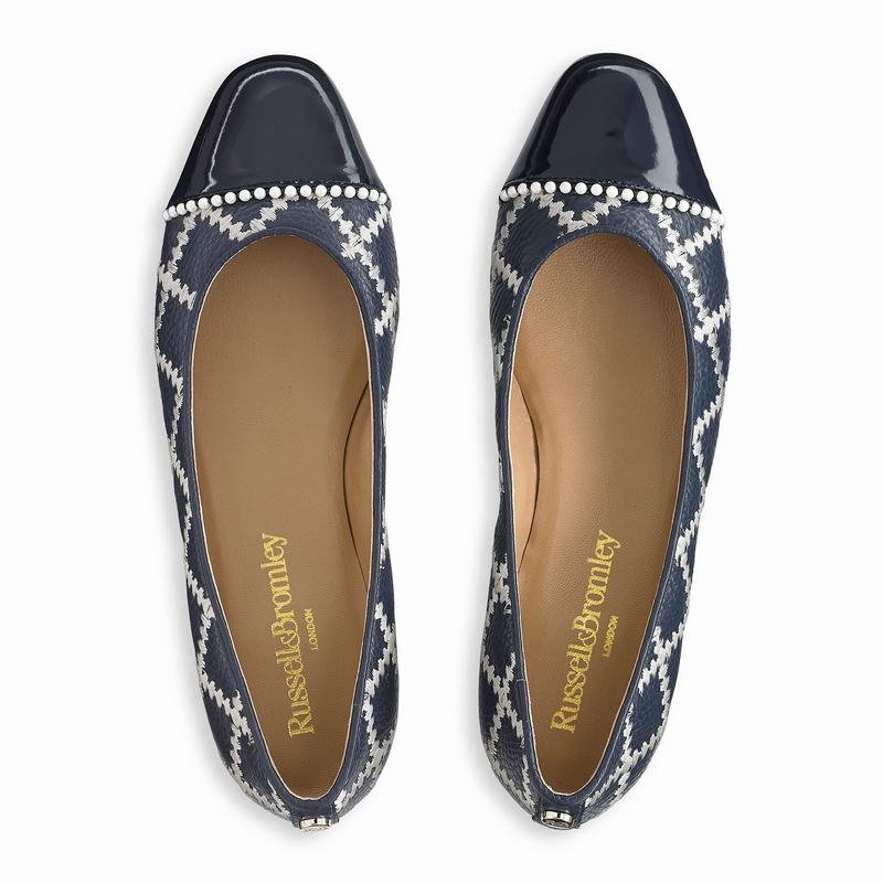 Russell And Bromley Boulevard Balletsko Dame Blå | XNK6334HT