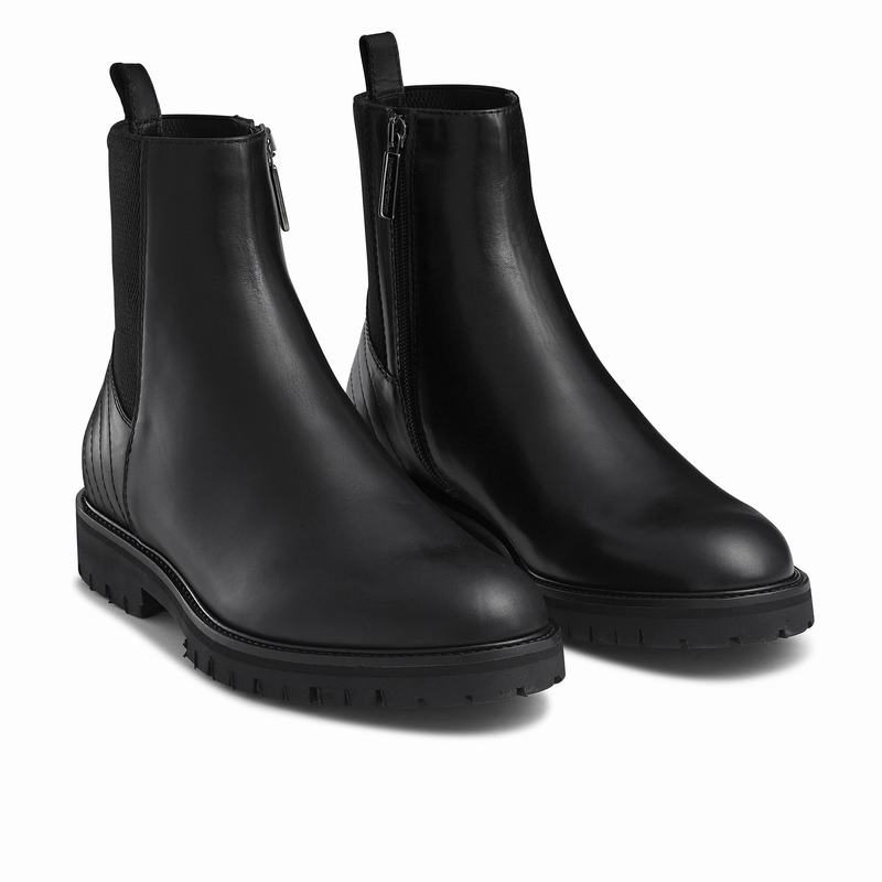 Russell And Bromley Brando Chelsea Støvler Herre Sort | XFI1062KE