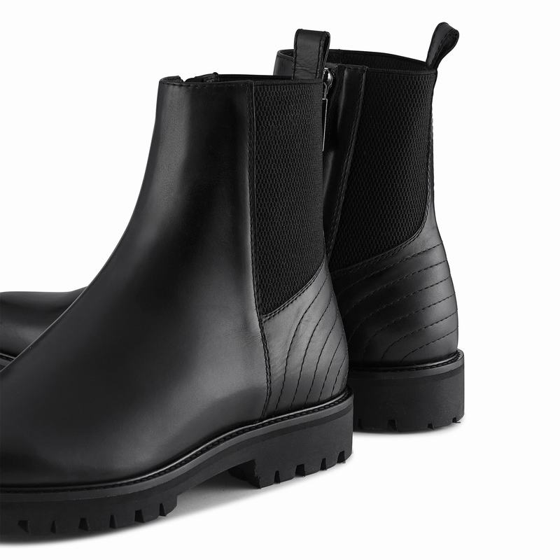 Russell And Bromley Brando Chelsea Støvler Herre Sort | XFI1062KE