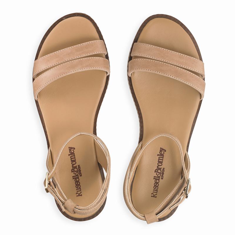 Russell And Bromley Brooklyn Sandaler Dame Brune | WRV7479DK