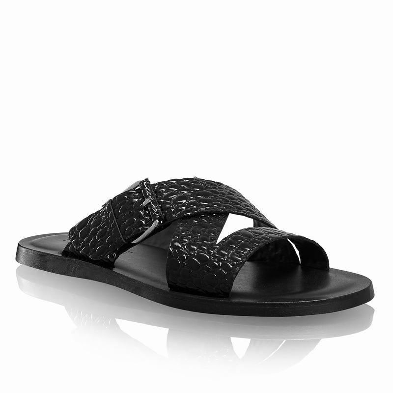 Russell And Bromley Bucklebury Sandaler Herre Sort | LSJ4499WD