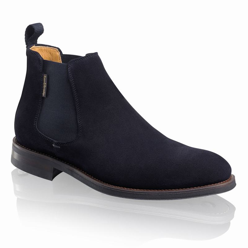 Russell And Bromley Burlington Chelsea Støvler Herre Blå | BVQ8975HZ