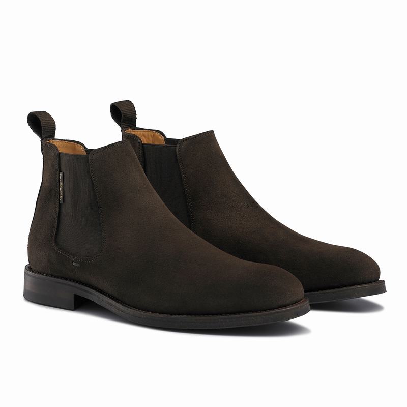 Russell And Bromley Burlington Chelsea Støvler Herre Brune | DRE6022KB