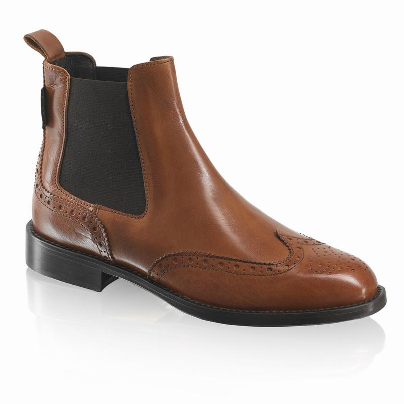 Russell And Bromley Cadogan Chelsea Støvler Dame Brune | TQX9816HR