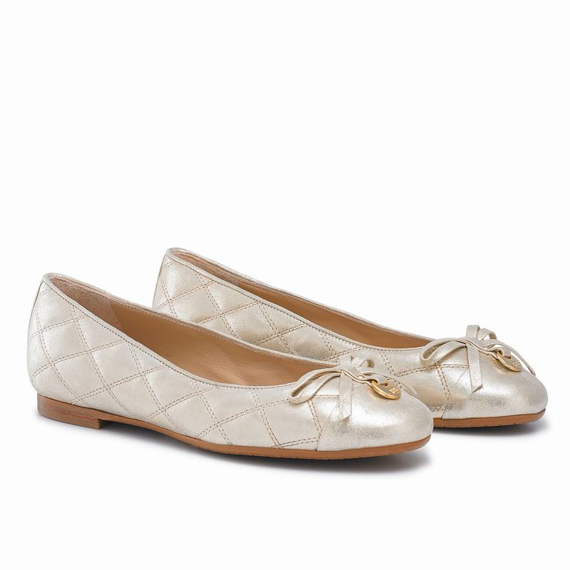 Russell And Bromley Charming Balletsko Dame Metallic | POE9030MB