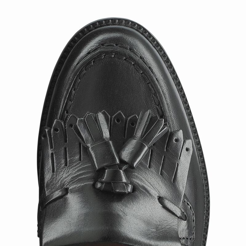 Russell And Bromley Chester Mokkasiner Dame Sort | VJR8141CN