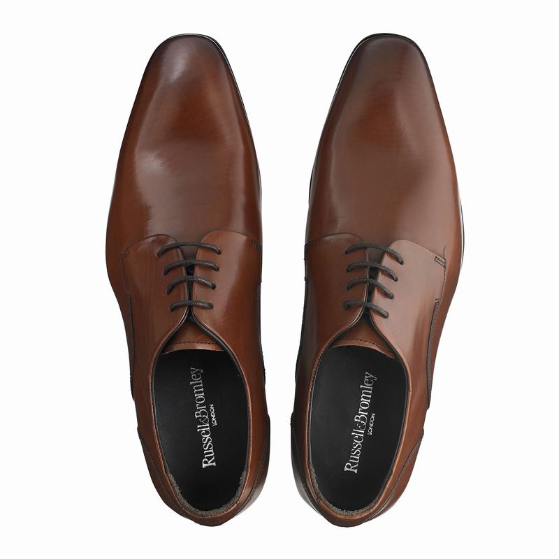 Russell And Bromley City Derby Schuhe Herre Brune | JAA6134TL
