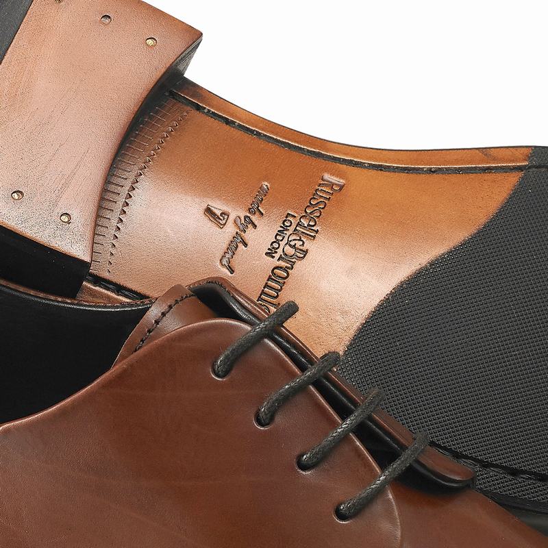 Russell And Bromley City Derby Schuhe Herre Brune | JAA6134TL
