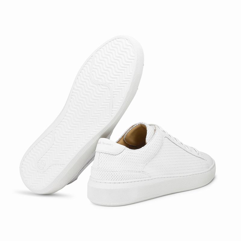 Russell And Bromley Clear Run Lave Sneakers Herre Hvide | UKN1146XX
