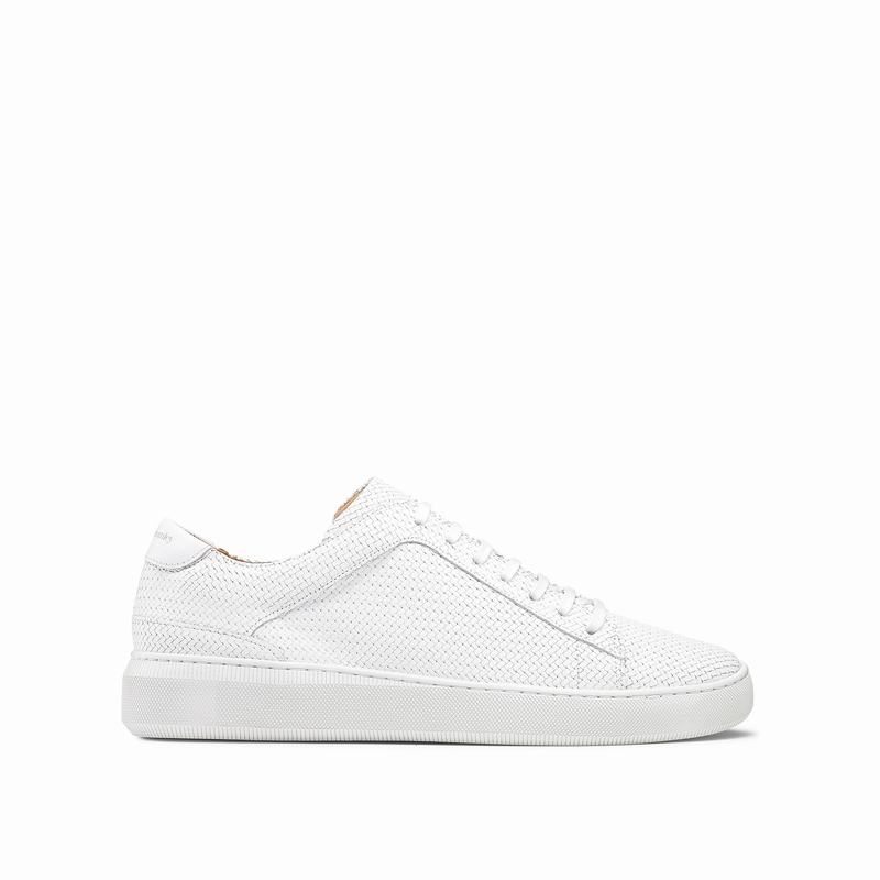 Russell And Bromley Clear Run Lave Sneakers Herre Hvide | UKN1146XX