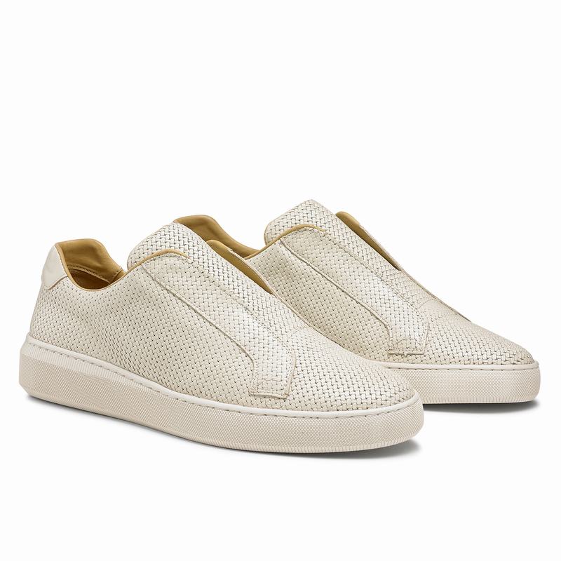 Russell And Bromley Clearway M Lave Sneakers Herre Hvide Hvide | MYH7618XA