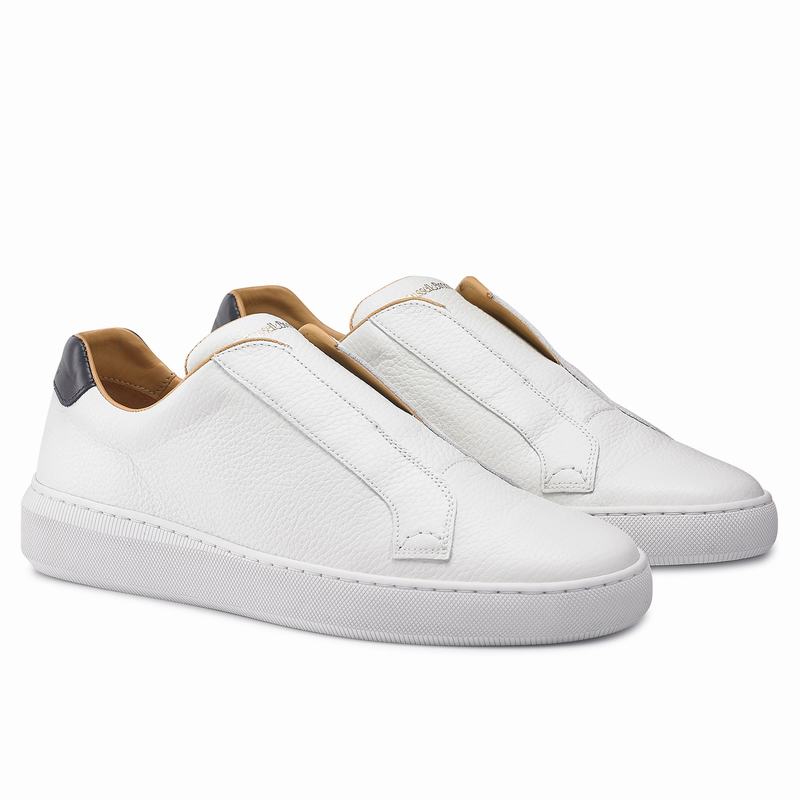 Russell And Bromley Clearway M Lave Sneakers Herre Hvide | QLY2471MH
