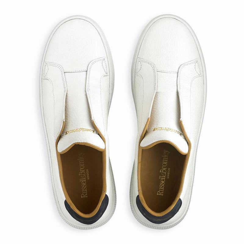 Russell And Bromley Clearway Slip On Sneakers Dame Hvide | DCZ1374IE