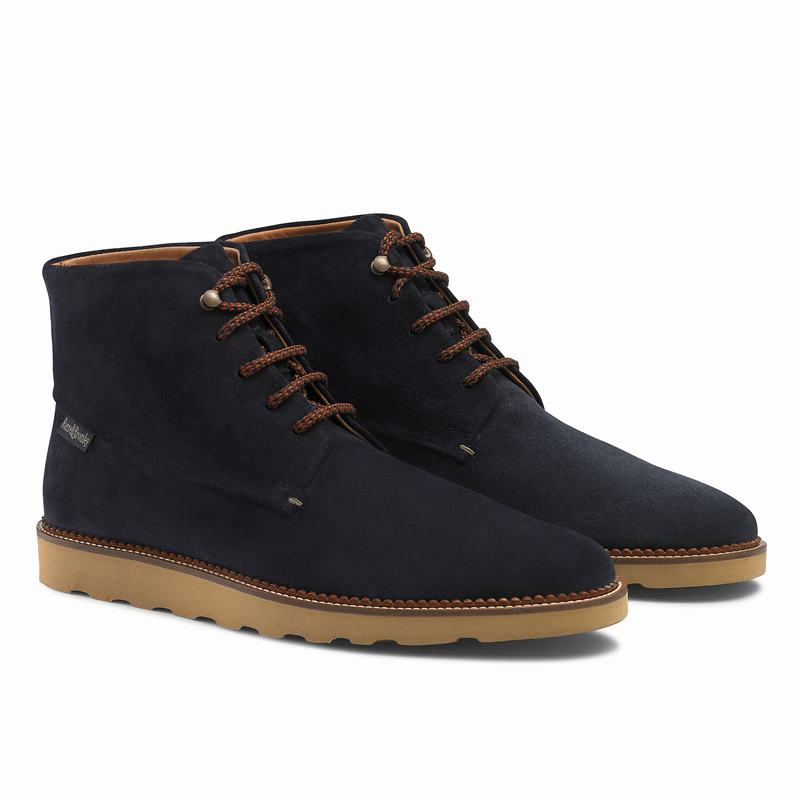 Russell And Bromley Clyde Snørestøvler Herre Blå | IZY981ZK