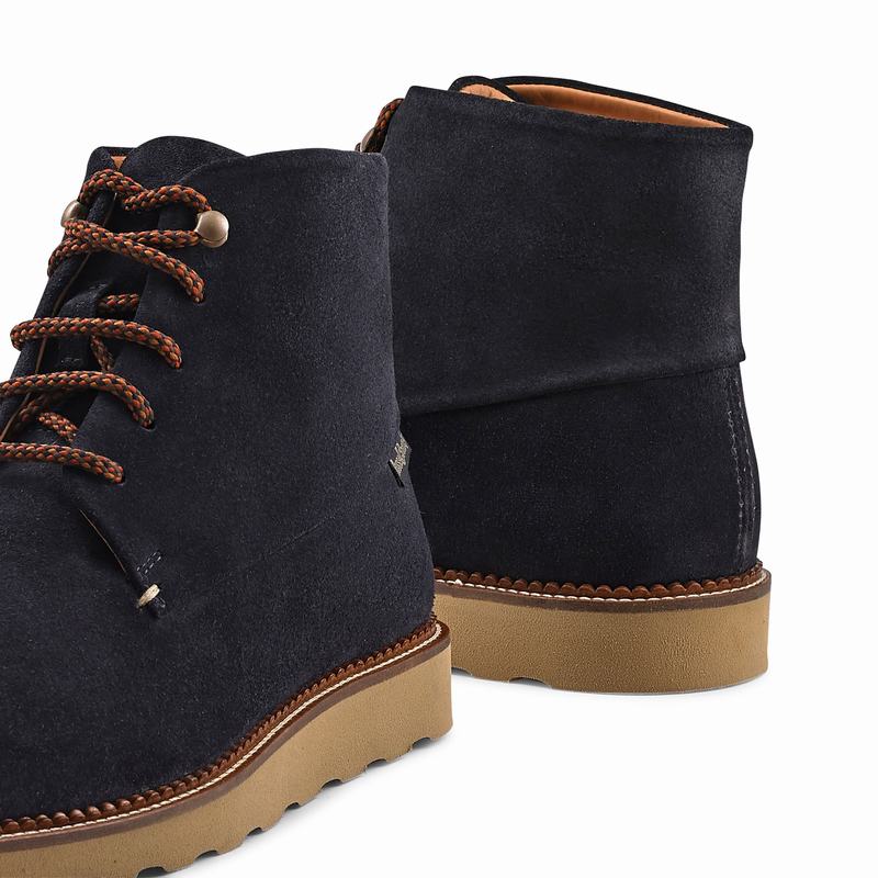 Russell And Bromley Clyde Snørestøvler Herre Blå | IZY981ZK