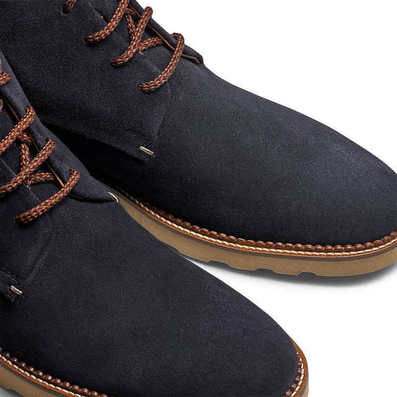 Russell And Bromley Clyde Snørestøvler Herre Blå | IZY981ZK