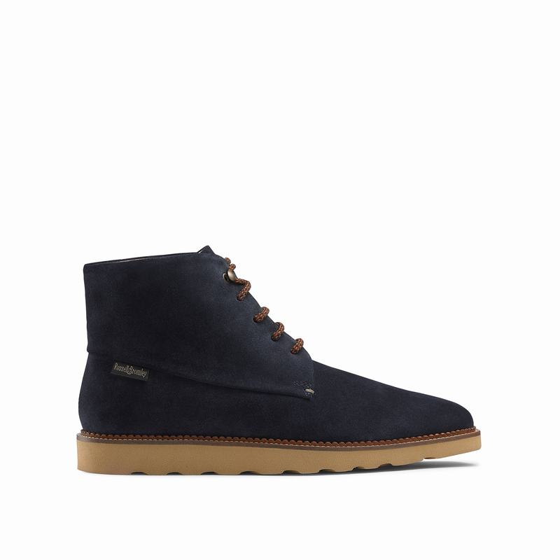 Russell And Bromley Clyde Snørestøvler Herre Blå | IZY981ZK