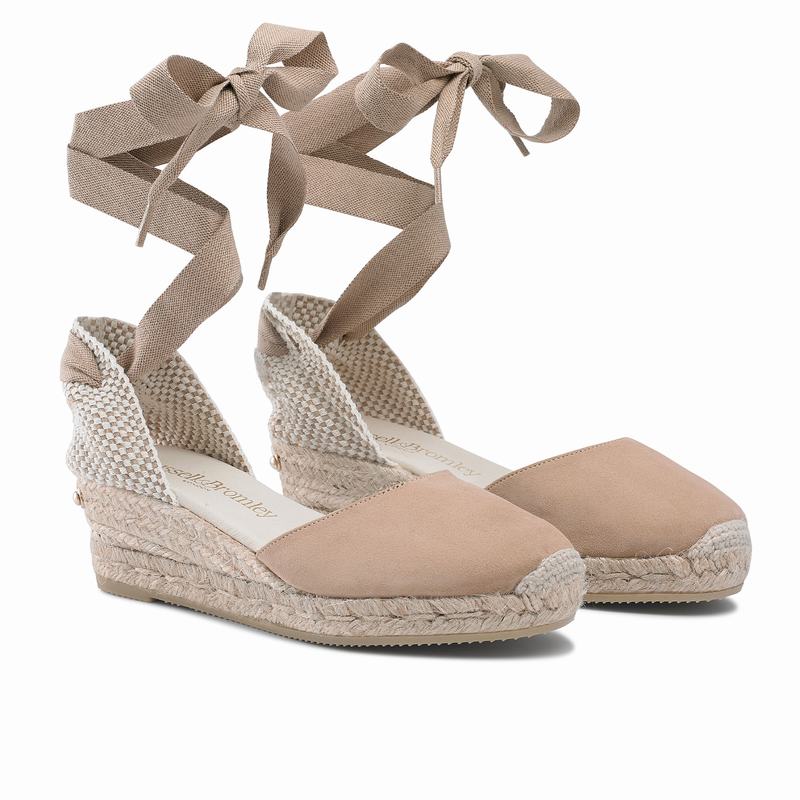 Russell And Bromley Cocowrap Espadrillos Dame Brune | CLD5228DS