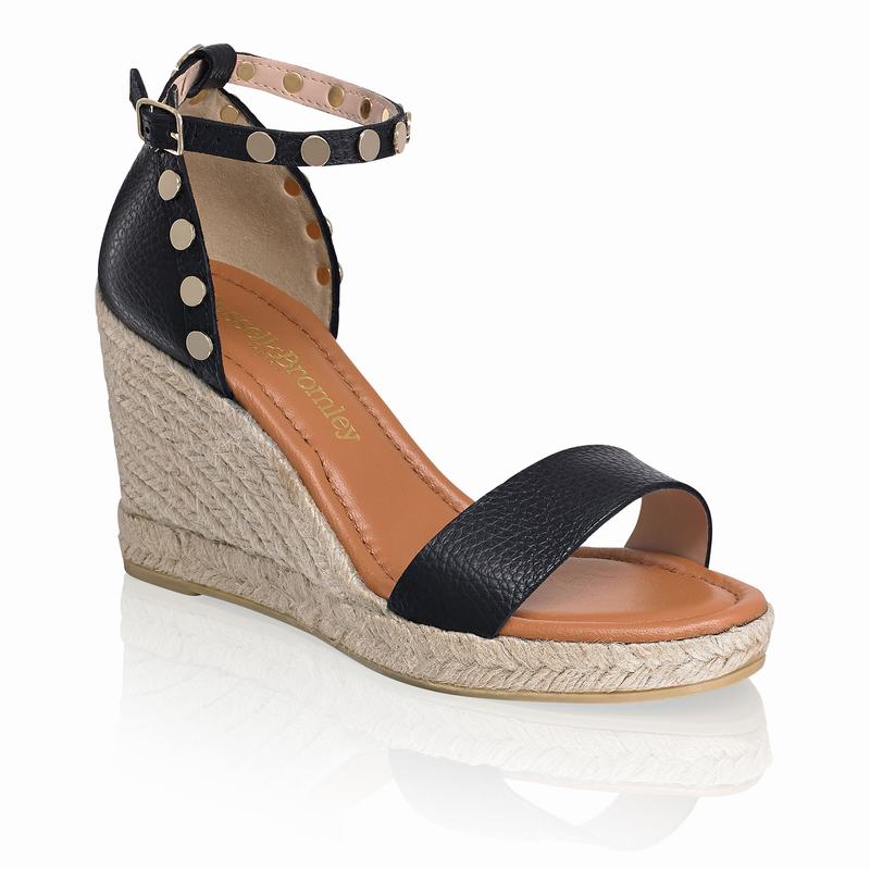 Russell And Bromley Coin Spin Espadrillos Dame Sort | YCK288WB