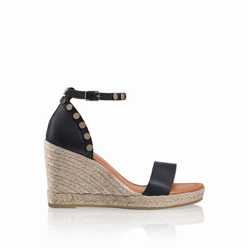 Russell And Bromley Coin Spin Espadrillos Dame Sort | YCK288WB