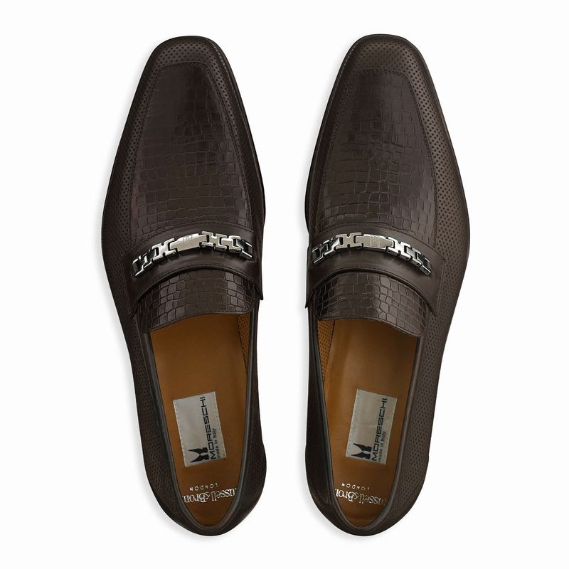 Russell And Bromley Conto Mokkasiner Herre Brune | VWY2870WK