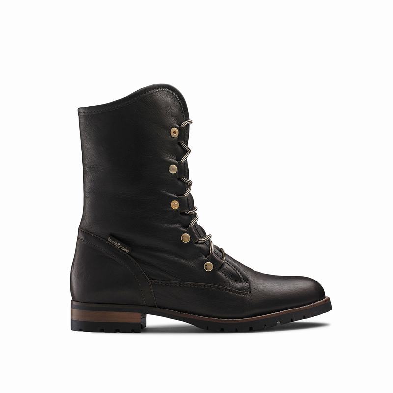 Russell And Bromley Cuddly Snørestøvler Dame Brune | DUG5241YZ