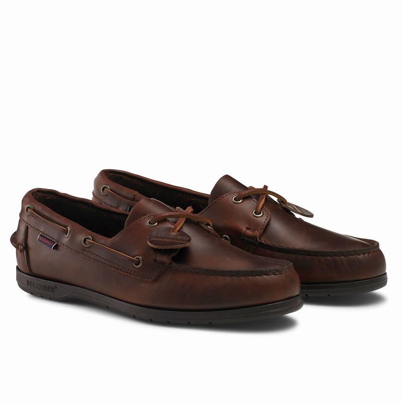 Russell And Bromley Docksides Sejlersko Herre Brune | XOF343GB