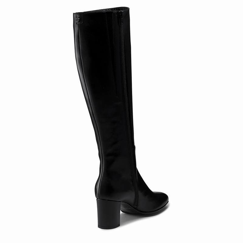 Russell And Bromley Dressage Knæhøje Støvler Dame Sort | FKQ5041RD