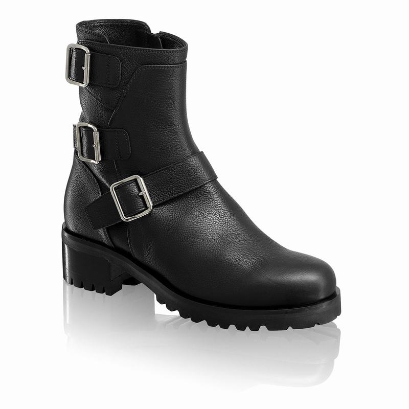 Russell And Bromley Dynamo Ankelstøvler Dame Sort | OHQ4874BH