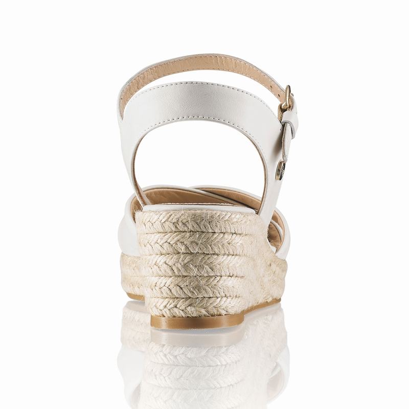 Russell And Bromley Gelato Espadrillos Dame Hvide | LDJ6681CJ