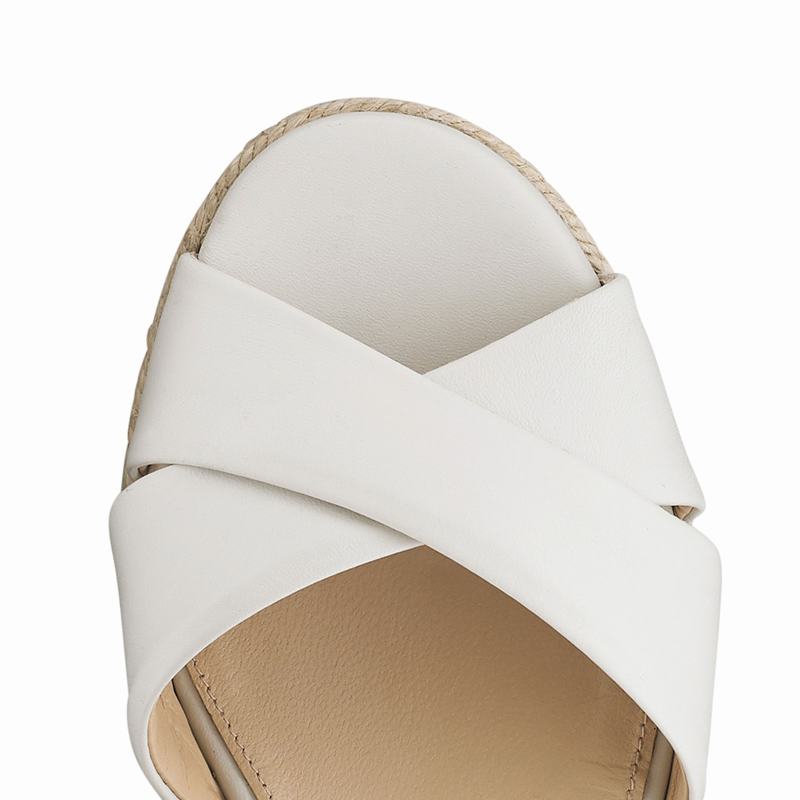 Russell And Bromley Gelato Espadrillos Dame Hvide | LDJ6681CJ